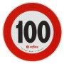 ADHESIVO DE SEÑAL DE LIMITE DE VELOCIDAD 100 KM/H HOMOLOGADO