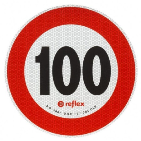 DISQUE DE LIMITATION DE VITESSE 100 KM / H