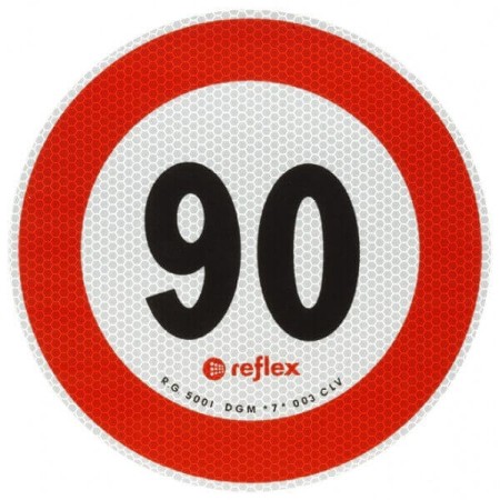 DISQUE DE LIMITATION DE VITESSE 90 KM / H