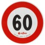 ADHESIVO DE SEÑAL DE LIMITE DE VELOCIDAD 60 KM/H HOMOLOGADO