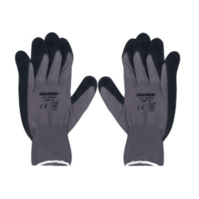 NYLON GLOVES WITH NITRILE PALM