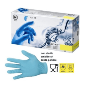 NITRILE GLOVES PACK OF 100 PIECES