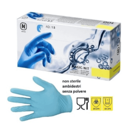 Guantes De Nitrilo Paquete De 100 Piezas