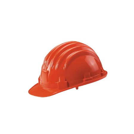 ORANGE SAFETY HELMET HOMOLOGATED
