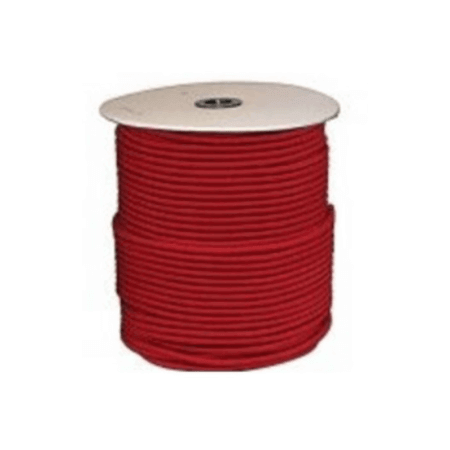 COIL OF RED ELASTIC CORD