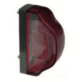 LUCE TARGA ALOGENA ROSSA DESTRA - SINISTRA 12/24V