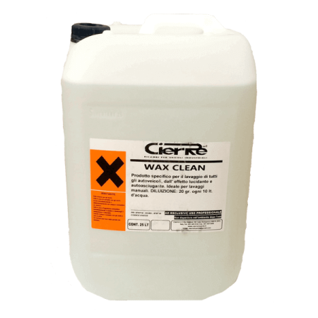 WAX CLEAN SHAMPO CON CERA 25Kg PER CAMION