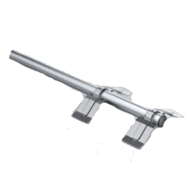 Soporte Recto Ø 42 Con Soportes Galvanizados L 750 Mm