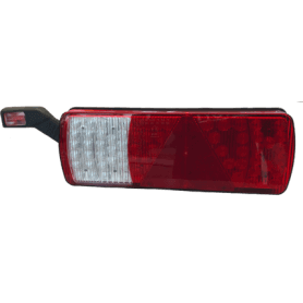 YnGia Feu arrière de camion, rond 19 LED arrêt de frein de remorque tourner  les feux arrière 4PCS étanche bicolore feu arrière indicateur de lampe 12V