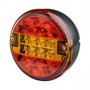REAR LAMP LED ROUND 12/24 V