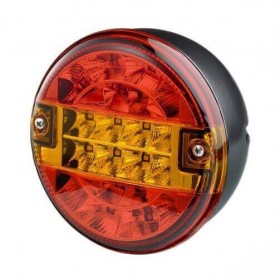 REAR LAMP LED ROUND 12/24 V