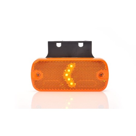 FEU DE POSITION LATERAL AVEC FLÈCHE LED ORANGE 12 / 24V