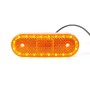 FANALINO INGOMBRO ARANCIO CON CORNICE A LED 12/24V
