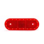 SIDE MARKER LIGHT RED WITH LED FRAME 12 / 24V