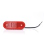 FANALINO INGOMBRO ROSSO CON CORNICE A LED 12/24V