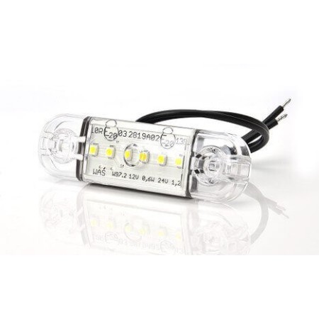 BEGRENZUNGSLEUCHTE WEIß 6 LED 12 / 24V