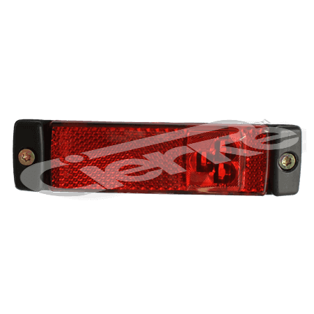 SIDE MARKER LIGHT RED 3 LED 12 / 24V