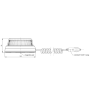 LAMPEGGIANTE LED RIBASSATO 12/24V BASE MAGNETICA ACCENDISIGARI