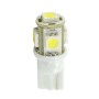 LAMPADINA LED W5W 24V 5 LED BIANCA