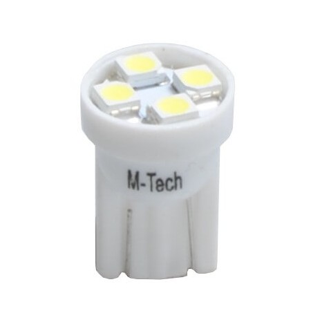AMPOULE BLANC LED W5W 24V 4 LED