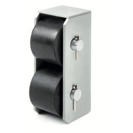 TOPE PARAGOLPES RODILLOS VERTICALES CAMIONES - REMOLQUES