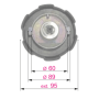 Tappo Serbatoio Carburante Ø 60 Mm Iveco