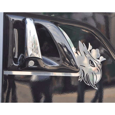 STAINLESS STEEL DOOR HANDLE BORDER. This product consists of 2