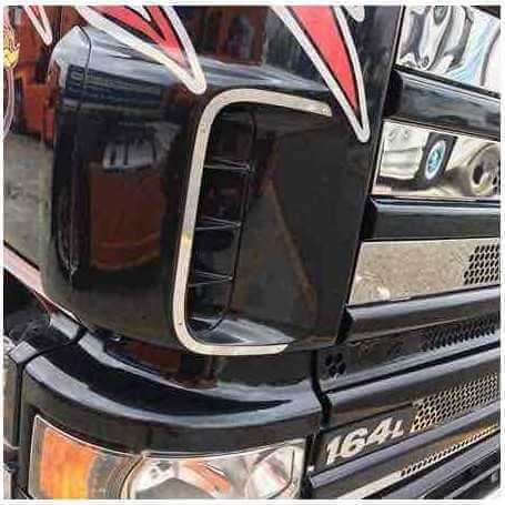 Accesorios de acero inoxidable para la serie Scania 4