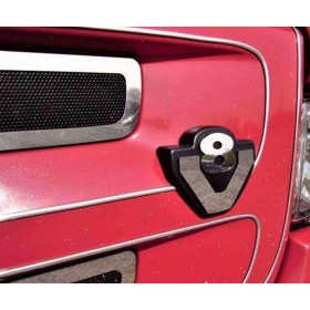SMALL "V8" SYMBOL STAINLESS STEEL SCANIA R