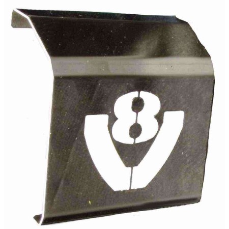 COVER HANDLE MUDGUARD WITH V8 WRITING SCANIA R