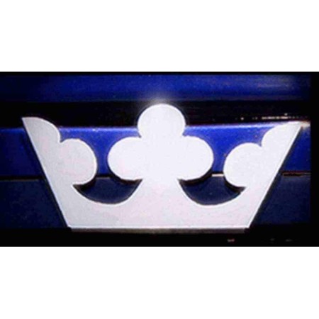 DECORACIÓN "CORONA PEQUEÑA" EN ACERO INOXIDABLE SCANIA R