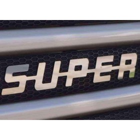 ESCRITURA "SUPER" ACERO INOXIDABLE SCANIA R