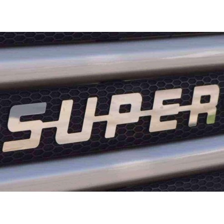 "SUPER" EDELSTAHL GESCHRIEBEN SCANIA R