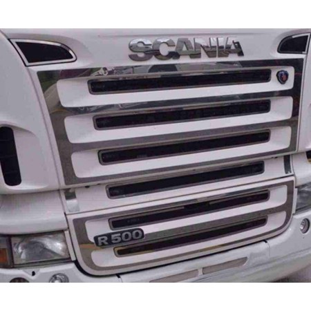 GRAND MASQUE EXTÉRIEUR POUR SÉRIE R ACIER INOXYDABLE SCANIA R