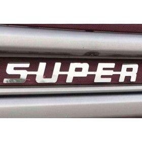 Scritta Super In Acciaio Inox Scania Serie R