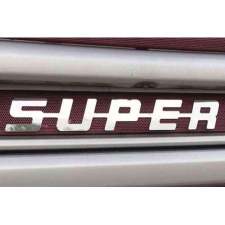 "SUPER" ECRITURE EN ACIER INOXYDABLE SCANIA R