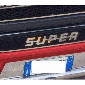 Scritta Super In Acciaio Inox Scania Serie R