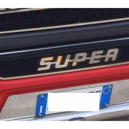 ESCRITURA "SUPER" ACERO INOXIDABLE SCANIA R