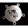 DECORACION BUJE DELANTERO "GRIFFIN" ACERO INOXIDABLE SCANIA R