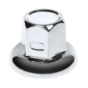 POLISHED STAINLESS STEEL NUT COVERS 40 PCS SET 32 mm