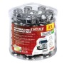 SET 40 COUVRE-BOULONS EN ACIER INOX POLI 33 mm