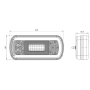 REAR LAMP RIGHT 12/24V FULL LED 6 FUNCTION