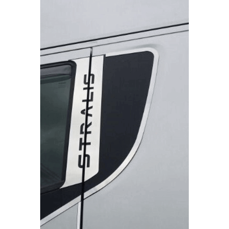 PORTE PANNEAUX COUVERTURES PILIER ACIER INOXYDABLE STRALIS