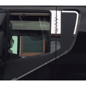 PIANTONI PORTIERA CON PROFILI E SCRITTA HI-WAY