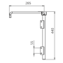 Retenedor Puerta Galvanizado L.440 Mm