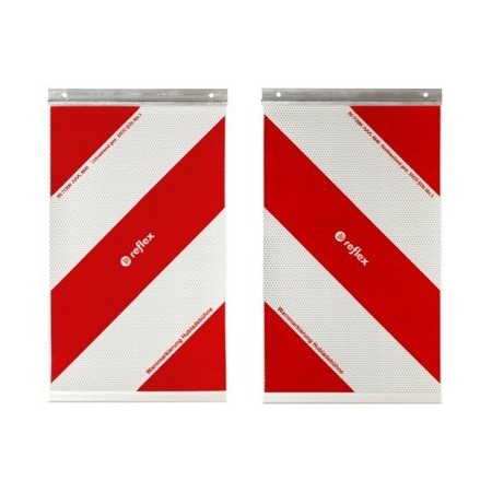 BANDERAS DE ADVERTENCIA DE PUERTA ELEVADOR TRASERA