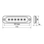 Lampeggiante Anteriore Arancio 6 Led 12/24V