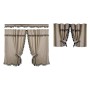 CURTAINS SET LOW CAB BROWN FOR DAF - IVECO - MAN - MERCEDES - RENAULT