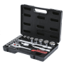 SOCKET WRENCH SET 20 pz 1/2"