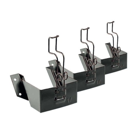 WHEEL CHOCK SUPPORT PAINTED BLACK